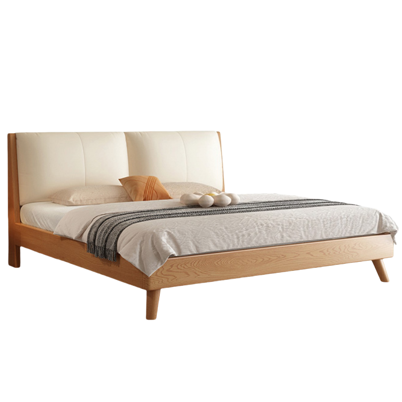 铭思达实木软包床