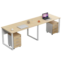 铭思达办公桌职员桌双人并排含柜张
