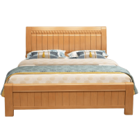 鑫木樽双人床1.8m+床头柜*1组