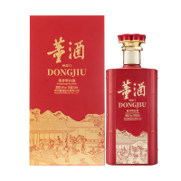董酒赫盈门(朱砂红)54度500ml董香型贵州白酒纯粮食