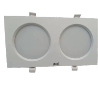 鑫彪2*6W双头筒灯/支 白光 白色