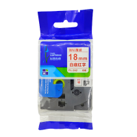 驰洛科 PL-242,18mmX8m,白底红字 标签色带(计价单位:个)白色