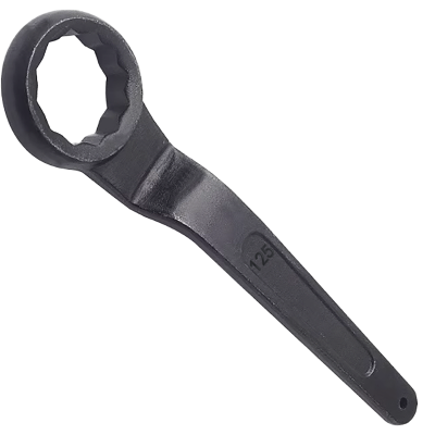 立伟铁牛单头梅花扳手125mm/把
