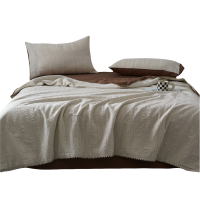 铭思沃夏凉被三件套1.5米 夏野咖 套