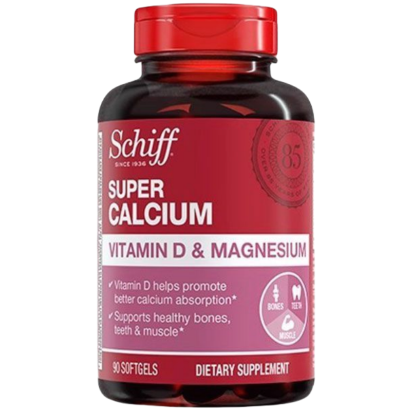 美国Move Free 旭福液体钙+VD+镁90片schiff 膳食营养补充剂