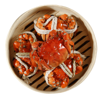 苏州精品大闸蟹鲜活六月黄螃蟹河蟹1.5两8只装公母随机大螃蟹鲜甜满黄直达到家死蟹包赔