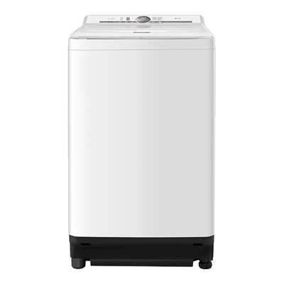 松下全自动波轮洗衣机XQB100-U1F1 10kg悦光白一级能效洗涤不锈钢内桶