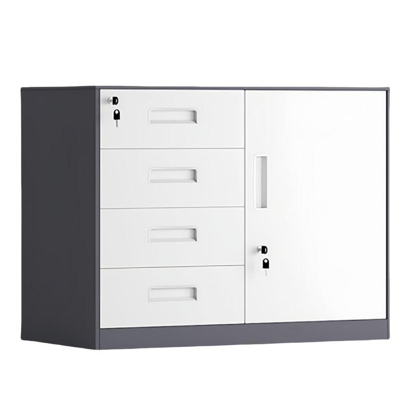 芙首泰窄边矮柜四斗一门750*390*580mm台