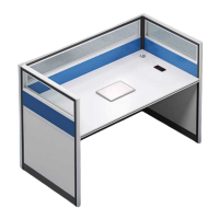 铭思达屏风工位单人位张