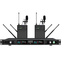 润普Runpu RP-WZ02L真分集红外对频直播/演讲/智慧教育无线领夹式麦克风/视频会议无线领夹麦克风