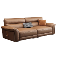 铭思达皮艺沙发2.5m多人位张