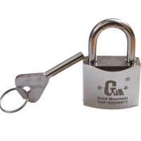 金岳 TDD24-6铜芯32*40*18mm 弧形机械挂锁(计价单位:个)银色