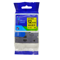 驰洛科 PL-631,12mmX8m,黄底黑字 标签色带(计价单位:个)黄色