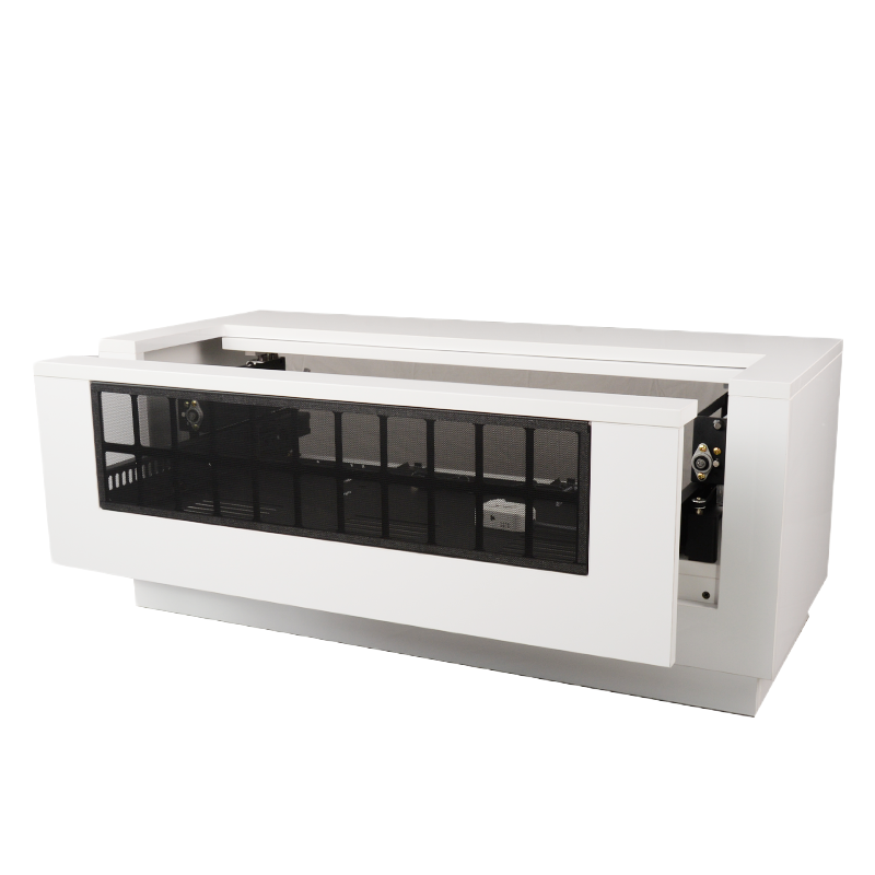 激光电视短柜 智能自动电动云台平台 超短焦投影吊架配件适配坚果海信激光中型激光电视短柜白色(0-29厘米自动伸缩)