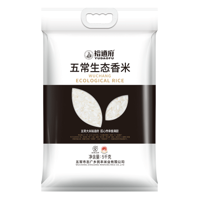 裕道府 五常大米 五常生态香米5kg 东北大米