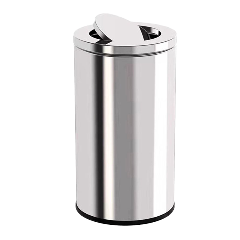 历途科技不锈钢翻盖垃圾桶48*48*83cm 个