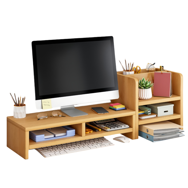 悦兴诚桌面增高架双层50*20*13cm+柜个