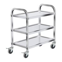 复岚 不锈钢推车 小号/个