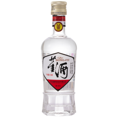 董酒[1989年获奖复刻版]白标54度125ml*6瓶裸瓶董香型高度白酒