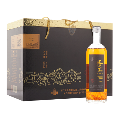 塔牌手工原色黄酒500ml*6瓶装整箱糯米花雕酒绍兴黄酒无焦糖色