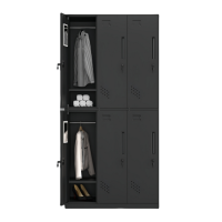 攸形六门衣柜1850*900*400mm台