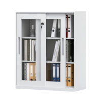 攸形玻璃门矮柜109*90*40cm台