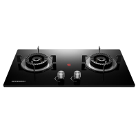 创维 Z207BS燃气灶双灶家用 5.2kW天然气嵌入式台式灶具 大火力 玻璃面板煤气炉灶