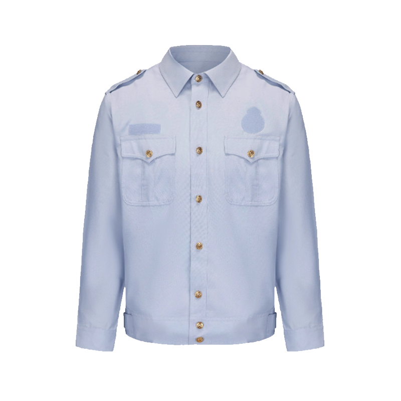 布施衣者服务员工作服(长袖围裙款)