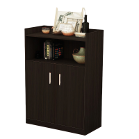 乐琪艺 茶水柜 黑胡桃色 60*40*90cm 个