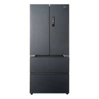 美的(Midea)M60系列526法式多门冰箱超薄零嵌入式变频家用双系统大容量风冷冰箱MR-526WUFPZE灰色
