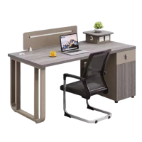 伟樽电脑桌一桌一椅带柜120*60*75cm套