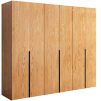 班龙衣柜六门台