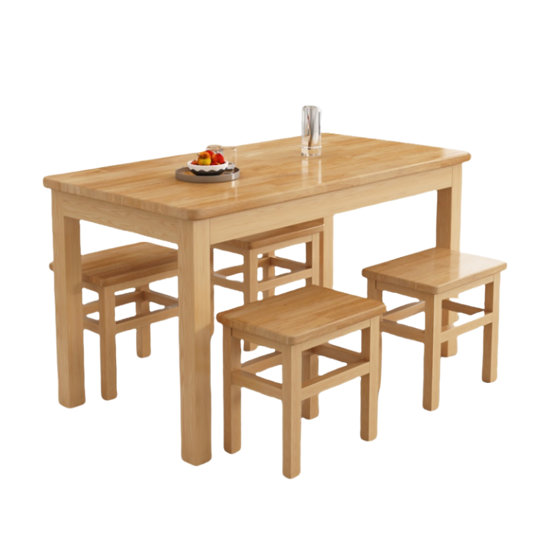 攸形早餐桌120*80*75cm+4凳套