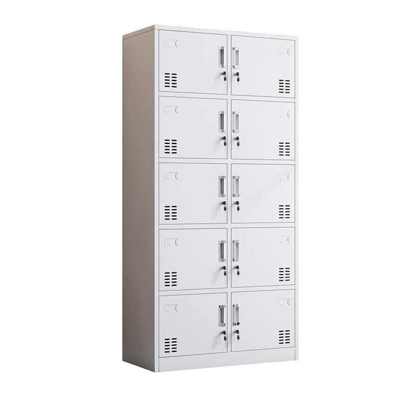 鹍翔钢制十门更衣柜1800X850X390MM/组