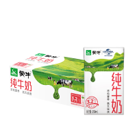 蒙牛纯牛奶全脂营养健康香浓美味纯牛奶利乐包250ml*24盒