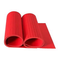 天空桥 绝缘地垫 红色条纹5mm*1m*1m 块