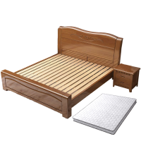 铭羽洋单人床120*220*47cm+1床头柜+5cm床垫套