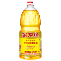 金龙鱼 花生特香型食用植物调和油1.8L 家用炒菜烹饪食用油1桶装