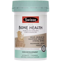 澳洲Swisse儿童钙片60粒/瓶学生青少年补钙加维生素d3咀嚼片 澳洲进口 香港/保税随机发2岁以上