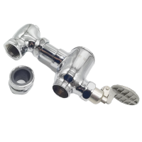 铿锐 脚踏式冲洗阀 延时双螺母脚踏阀 KR9808 个