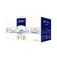 蒙牛特仑苏纯牛奶全脂灭菌营养早餐特仑苏纯牛奶250ml*12盒