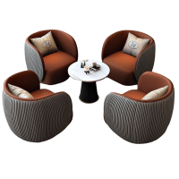 豫龙都 洽谈桌一桌四椅套