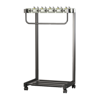 凌迪星带锁雨伞架56*30*87cm个