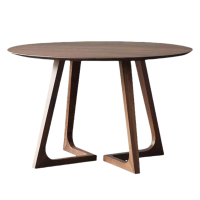 伟樽实木圆餐桌120*120*75cm张