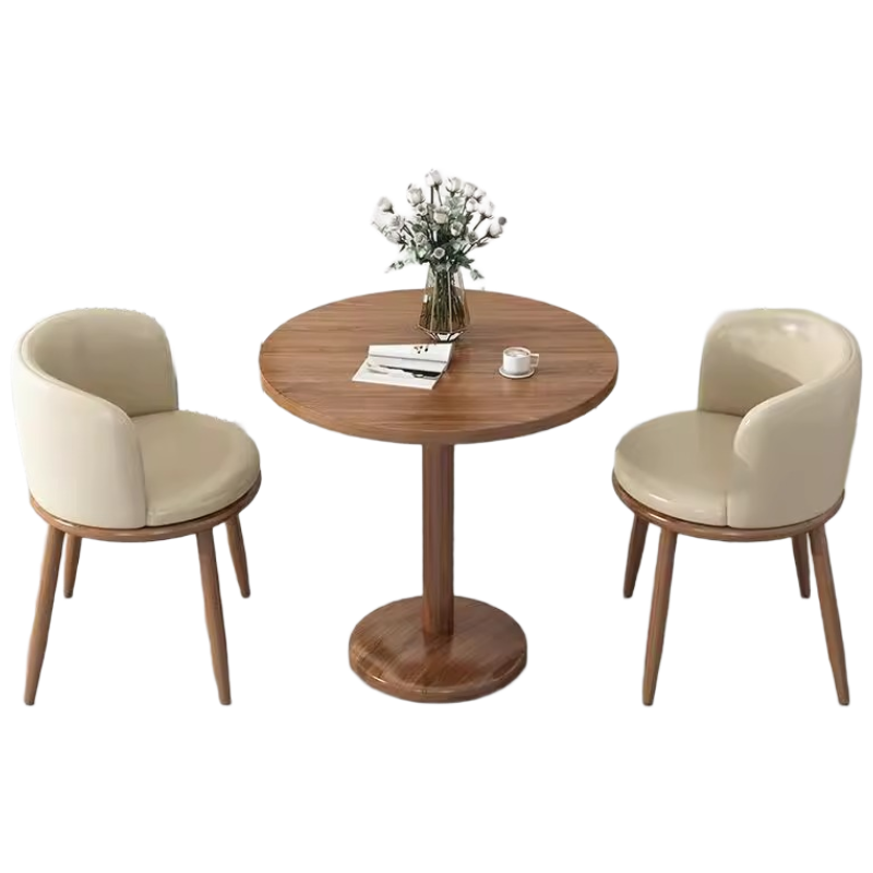 质凡休闲洽谈桌椅接待商用桌椅组合 一桌二椅