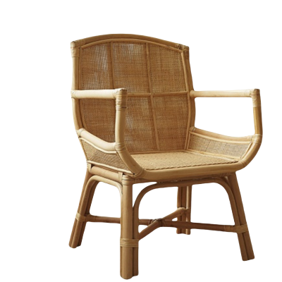 铭思达藤椅有扶手把