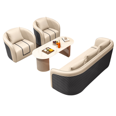 伟樽沙发单人位*2+三人位+长茶几套