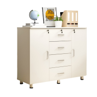 乐琪艺 储物柜 暖白色 100*40*80cm 个