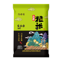 新三色糙米红米黑米糙米粗粮胚芽饭五谷杂粮500g*3袋装
