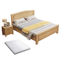 鑫木樽床+床头柜+床垫120*200*103cm套